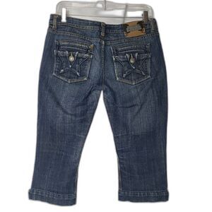 BROOKLYN GIRL Capri Cropped Denim Jeans Juniors Size 7